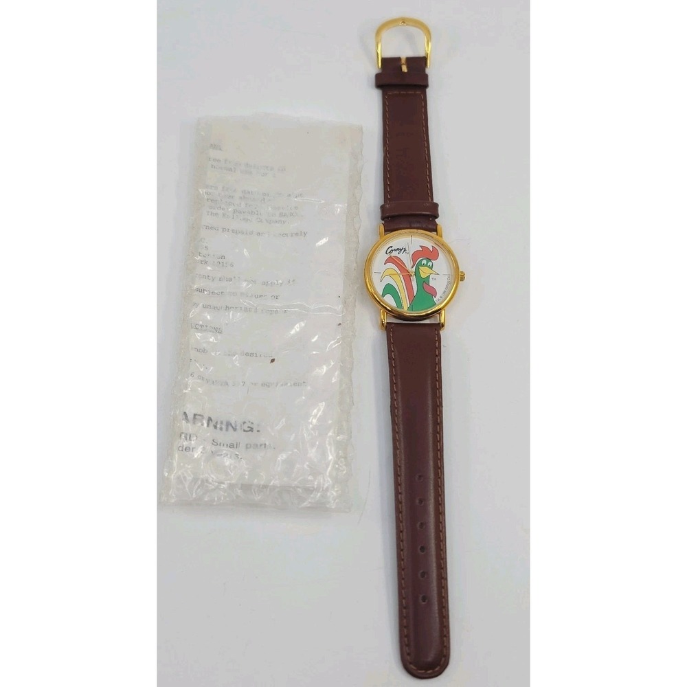 Kellogg's Corn Flakes "Corny" Premium Watch Needs Battery New Unused With Papers